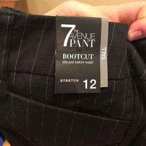 Pinstripe dress pants